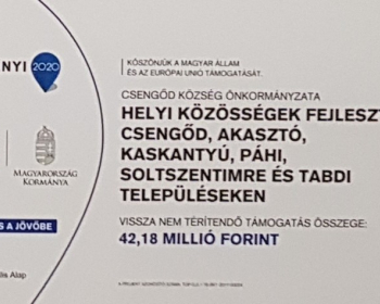 Helyi közösségek fejlesztése - pályázat